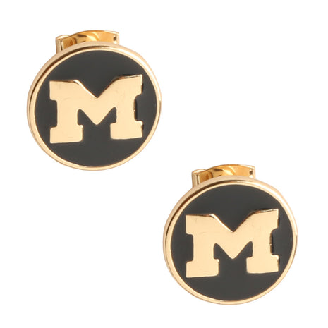 Michigan Wolverines Casey Stud Earrings