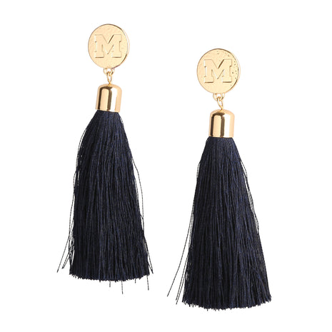 Michigan Wolverines Tia Tassel Earrings