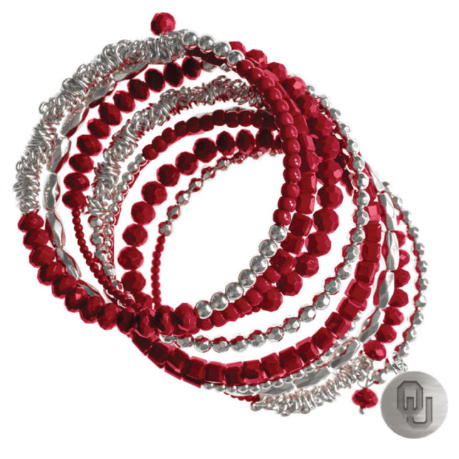 Oklahoma Sooners Mackenzie Wrap Bracelet