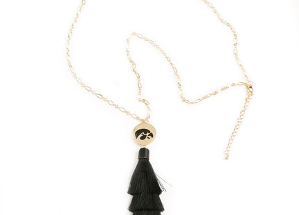 Iowa Hawkeyes Tara Tassel Necklace