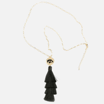 Iowa Hawkeyes Tara Tassel Necklace