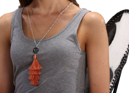 Texas Longhorns Tia Tassel Necklace