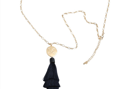 Michigan Wolverines Tara Tassel Necklace