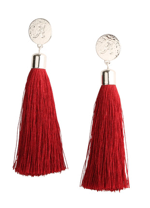 Alabama Crimson Tide Tassel Earrings