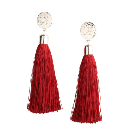 Alabama Crimson Tide Tassel Earrings