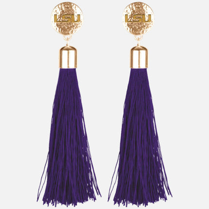 LSU Tigers Tia Tassel Earrings