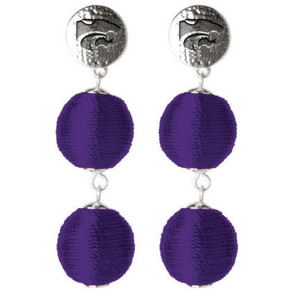 Kansas State Wildcats Sonata Earrings