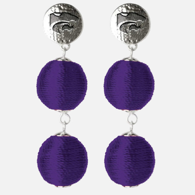 Kansas State Wildcats Sonata Earrings
