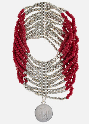 Oklahoma Sooners Hand Beaded Lenox Bracelet