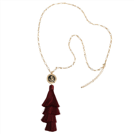 Florida State Seminoles Tara Tassel Necklace