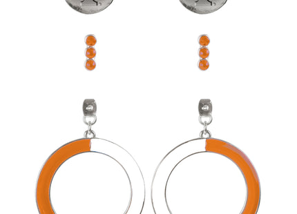 Tennessee Volunteers Cuatro Earrings Silver Plated
