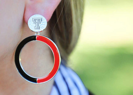 Texas Tech Red Raiders Cuatro Earrings