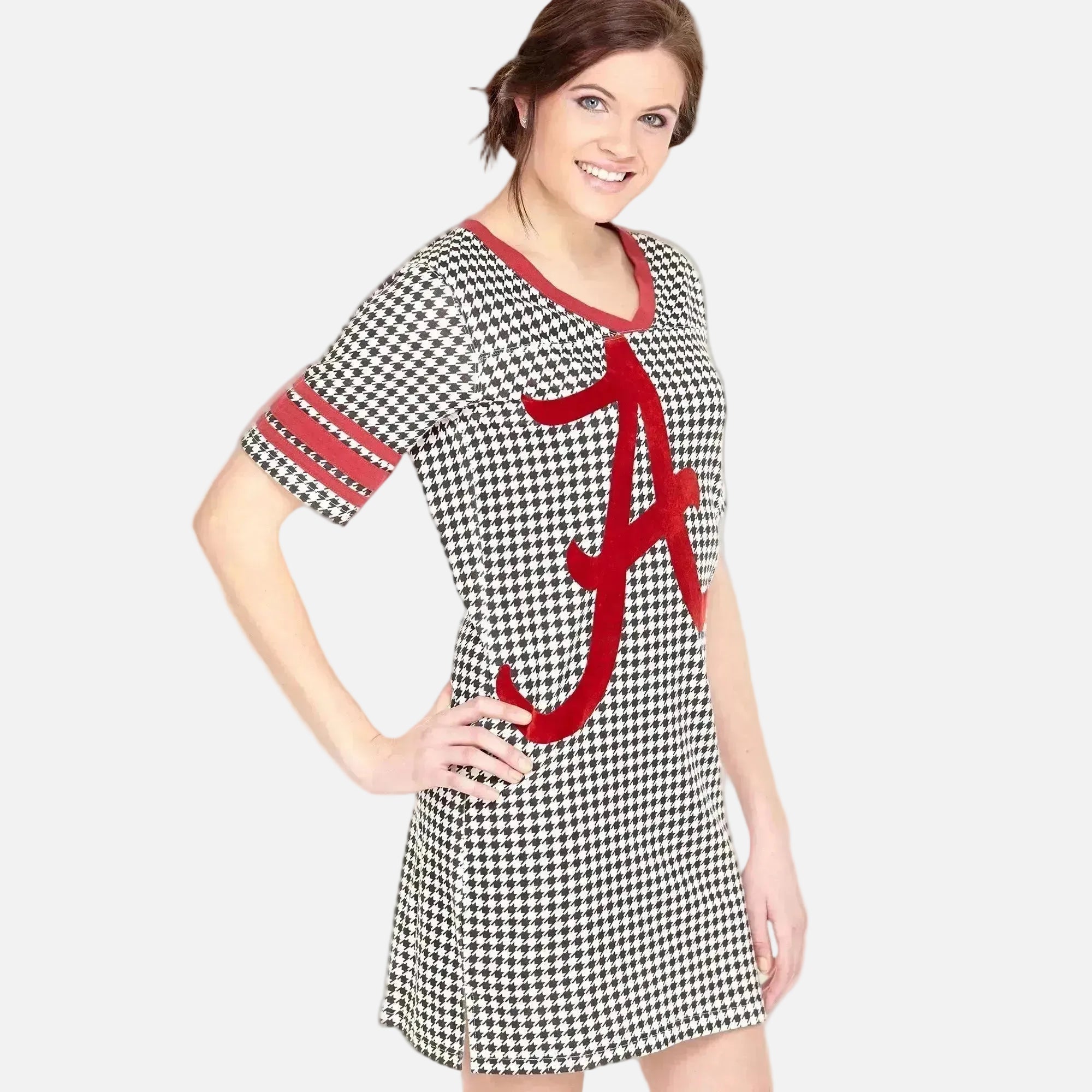 Alabama Crimson Tide Houndstooth Nightshirt Emerson Street Clothing Alabama Crimson Tide Houndstooth Nightshirt Emerson Street Clothing