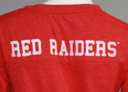 Texas Tech Red Raiders Heathered Football Jersey Nightshirt