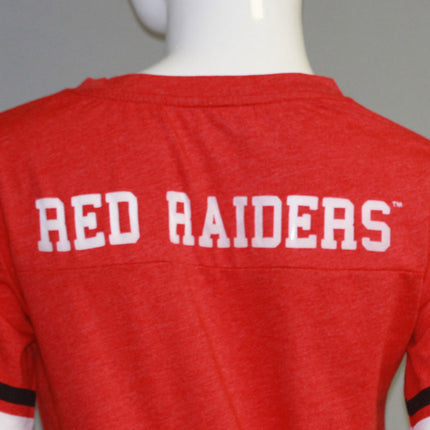 Texas Tech Red Raiders Heathered Football Jersey Nightshirt