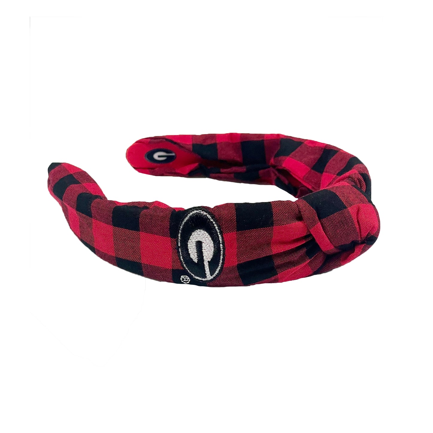 Georgia Bulldogs Lyndsay Check Knot Headband