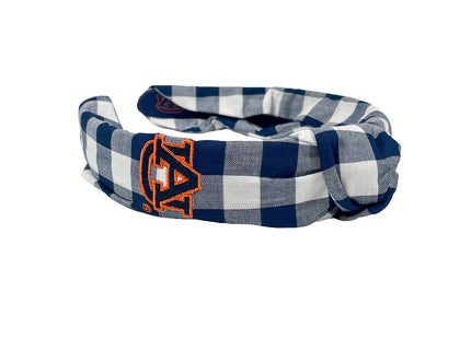 Auburn Tigers Lyndsay Check Knot Headband