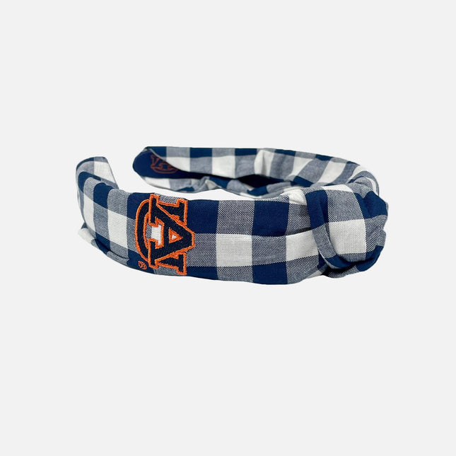 Auburn Tigers Lyndsay Check Knot Headband
