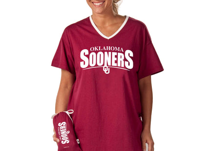 Oklahoma Sooners Collegiate Nightshirt In Bag