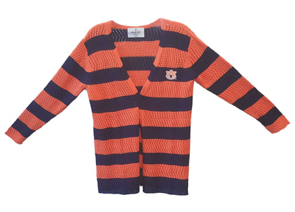 Auburn Tigers Open Knit Cardigan