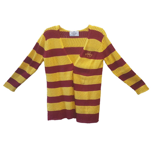 Iowa State Cyclone Open Knit Cardigan