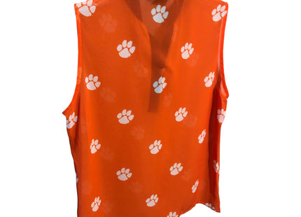 Clemson Tigers Sheer Sleeveless Polo