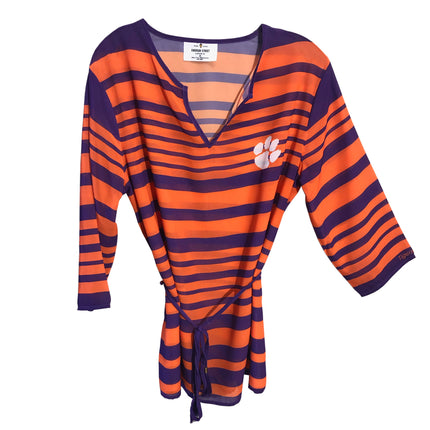 Clemson Tigers Sheer Stripe Tunic
