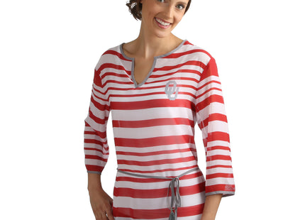 Oklahoma Sooners Sheer Stripe Tunic