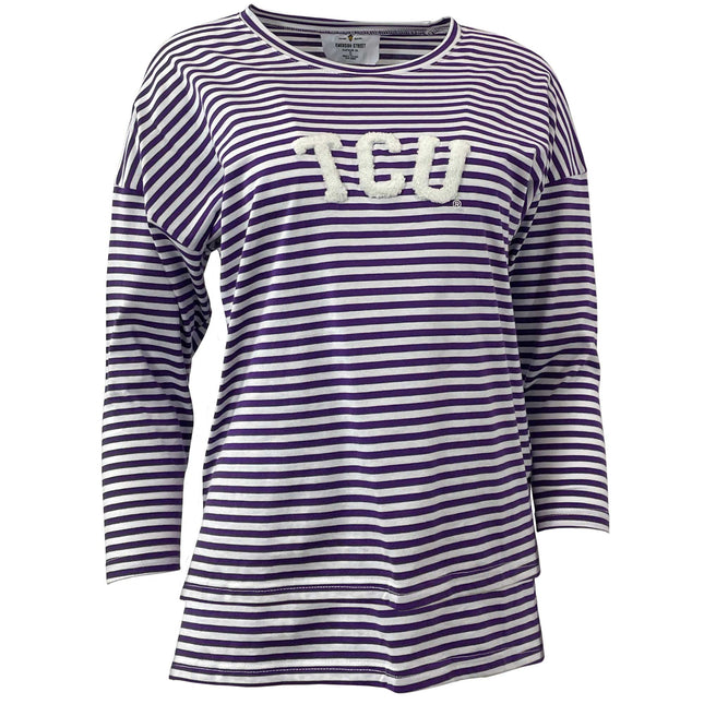 TCU Horned Frogs Berkley Stripe Tunic