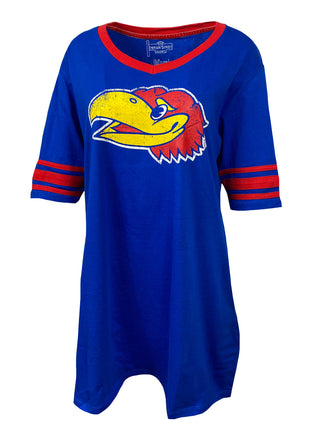 Kansas Jayhawks Football Jersey Nightshirt