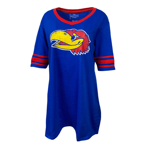Kansas Jayhawks Football Jersey Nightshirt