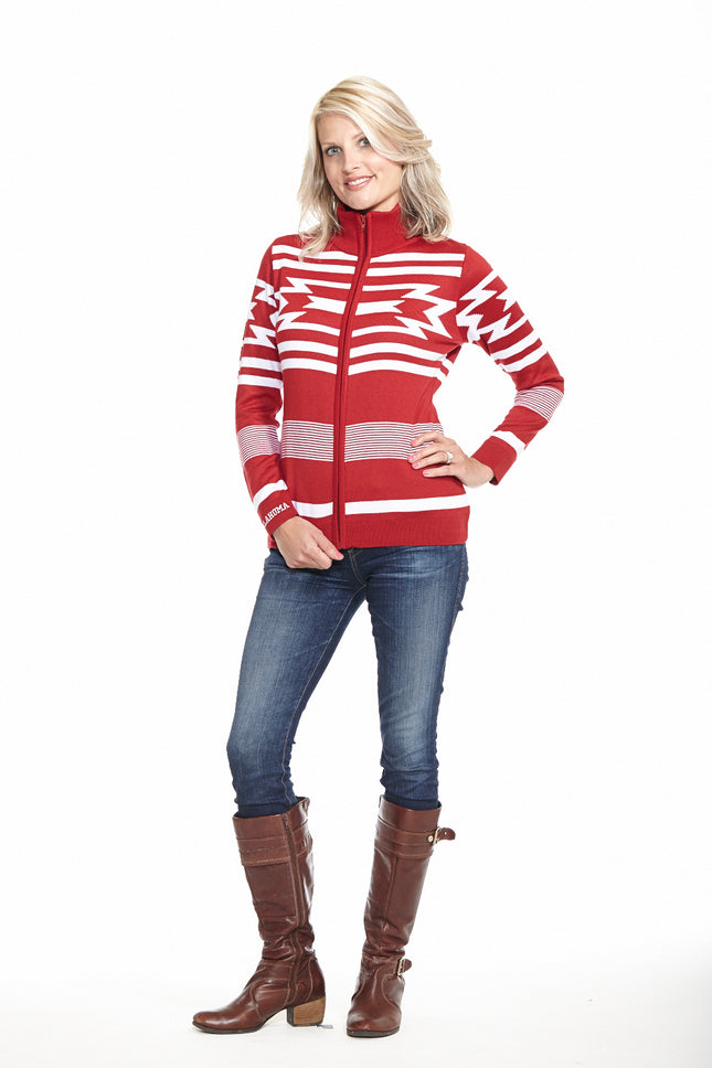 Oklahoma Sooners Zip Cardigan