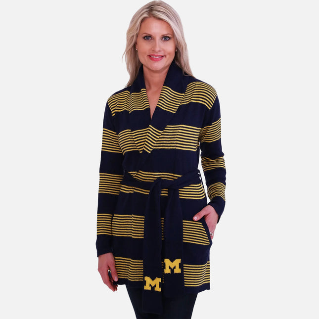 Michigan Wolverines Stadium Cardigan Sweater