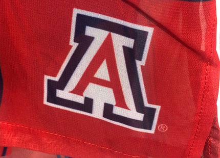 Arizona Wildcats Plaid Sheer Top