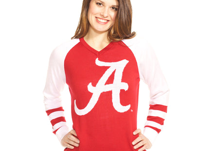 Alabama Crimson Tide V-Neck Logo Sweater