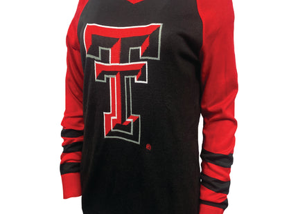 Texas Tech Red Raiders V Neck Logo Sweater
