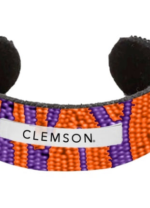 Clemson Tigers Hand Beaded Phillips Cuff