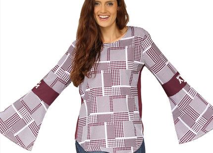 Texas A&M Aggies Erin Bell Sleeve Top