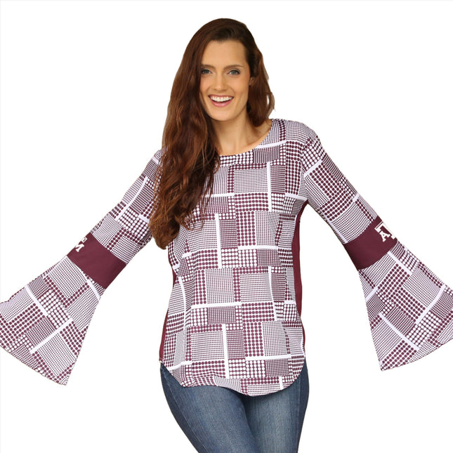 Texas A&M Aggies Erin Bell Sleeve Top