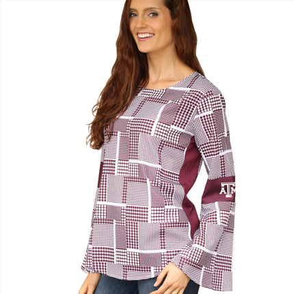 Texas A&M Aggies Erin Bell Sleeve Top