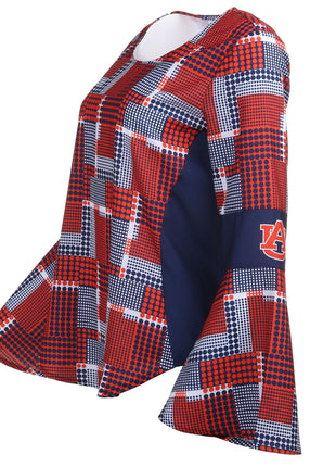 Auburn Tigers Erin Bell Sleeve Top