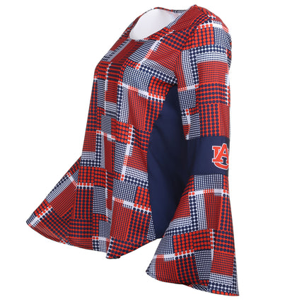 Auburn Tigers Erin Bell Sleeve Top