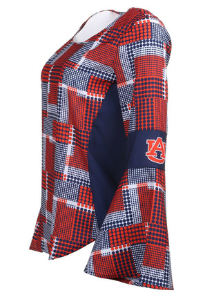 Auburn Tigers Erin Bell Sleeve Top