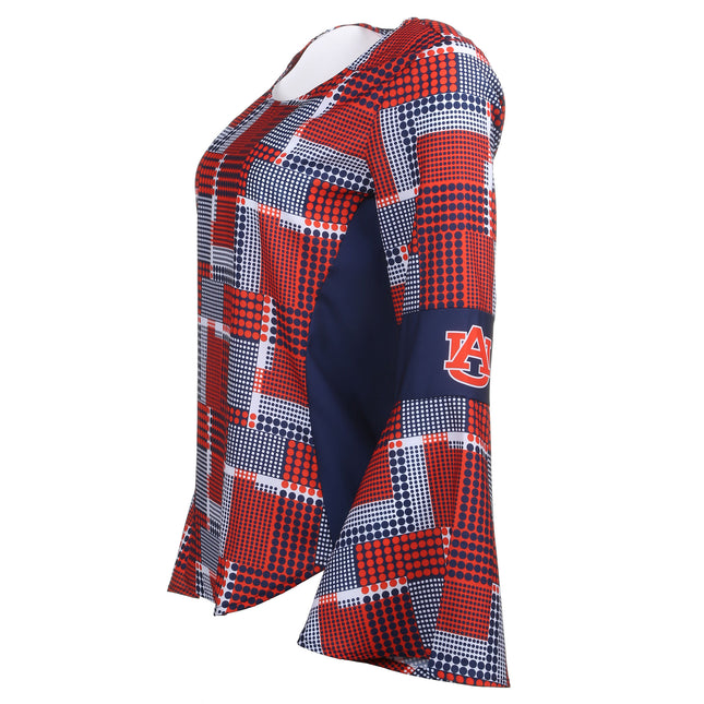 Auburn Tigers Erin Bell Sleeve Top