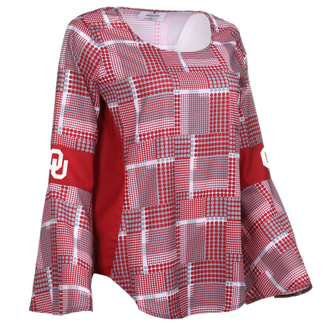 Oklahoma Sooners Erin Bell Sleeve Top