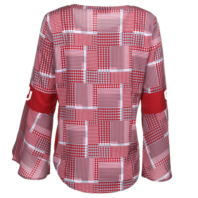 Oklahoma Sooners Erin Bell Sleeve Top