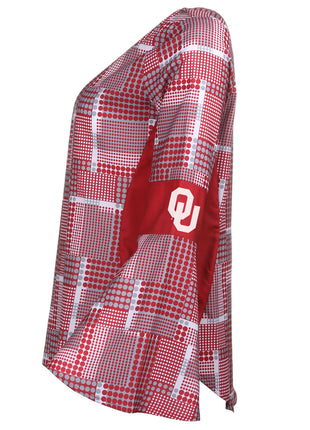 Oklahoma Sooners Erin Bell Sleeve Top