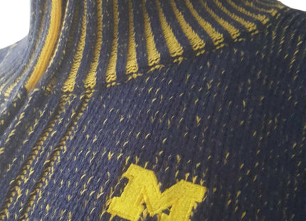 Michigan Wolverines Sweater Zip Poncho