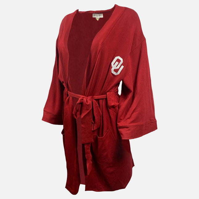 Oklahoma Sooners Cozy Kimono Bathrobe