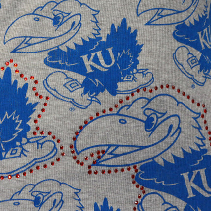 Kansas Jayhawks Rhinestone Tank
